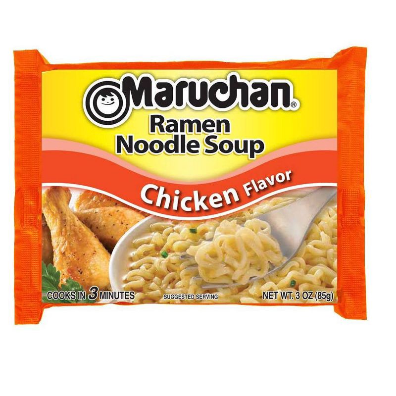 slide 7 of 9, Maruchan Chicken Ramen Noodle Soup - 3oz / 12ct, 12 ct; 3 oz
