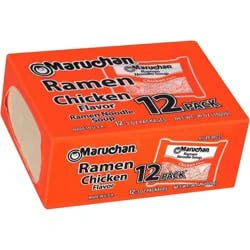 Maruchan Chicken Ramen Noodle Soup - 3oz / 12ct