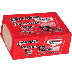 Maruchan Beef Ramen Noodle Soup - 3oz / 12ct