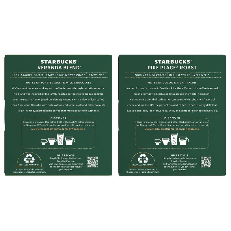 slide 2 of 10, Starbucks Vertuo Line Medium Roast Dual Pack Coffee - 7.04oz/16ct, 7.04 oz, 16 ct