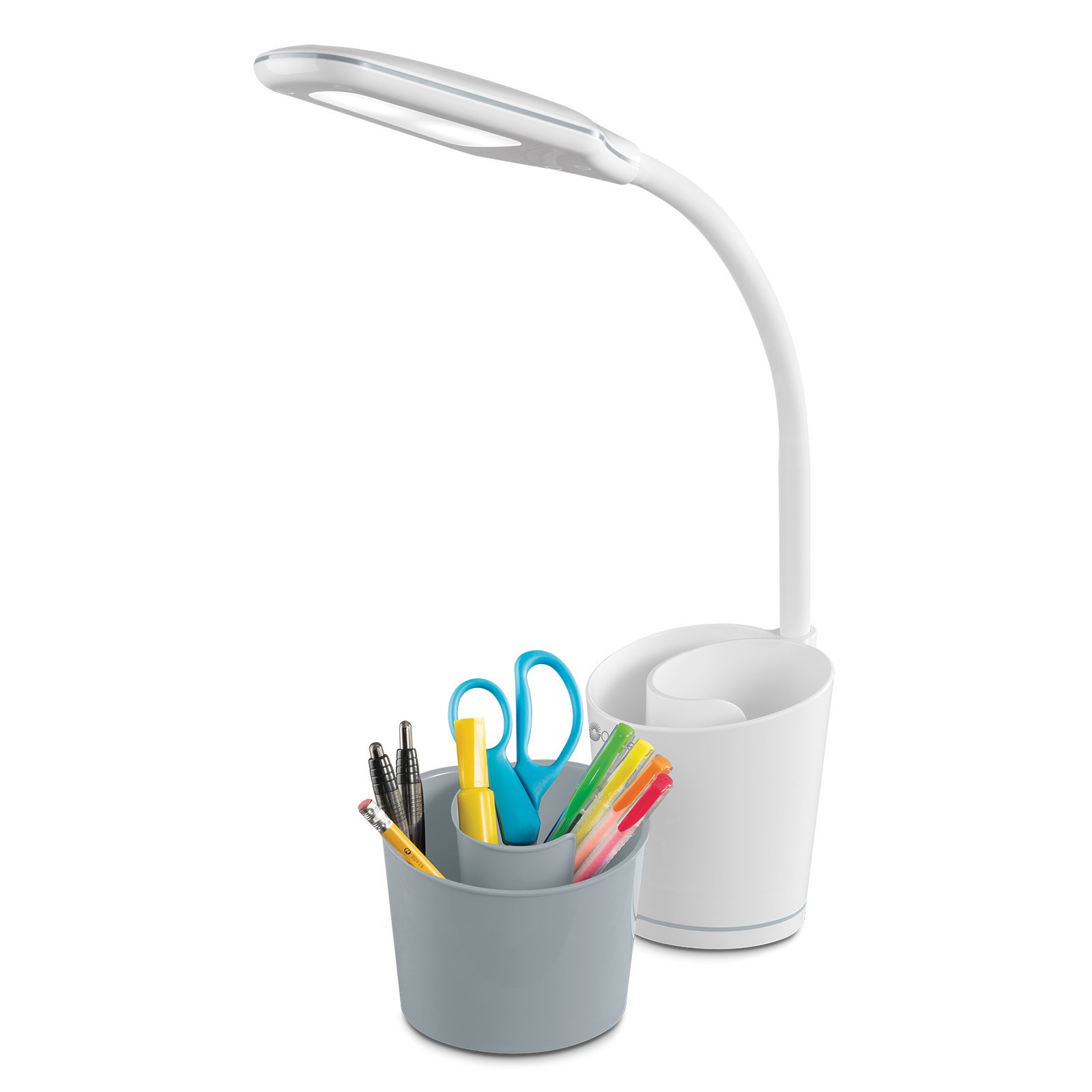 slide 6 of 6, Ott Lite Ottlite Led Lamp Swirl Organizer, 23.25 in
