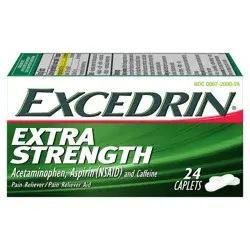 Excedrin Extra Strength Pain Reliever / Pain Reliever Aid Caplets