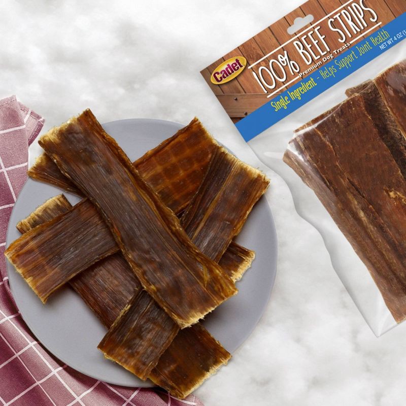 slide 5 of 6, Cadet 100% Beef Strips Dog Treats - 8oz, 8 oz