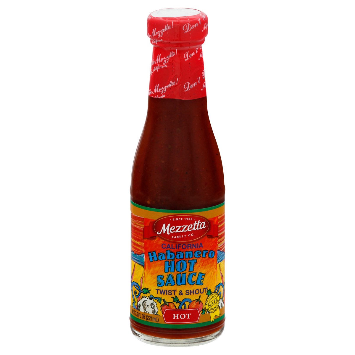 slide 1 of 10, Mezzetta Habanero Hot Sauce, 7.5 oz