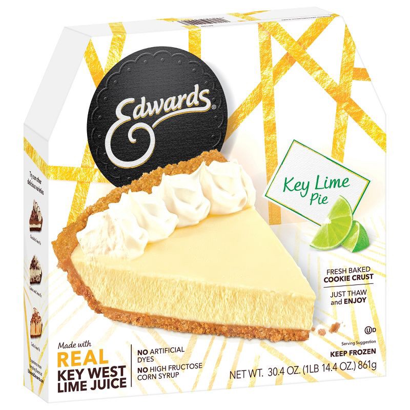 slide 7 of 7, Edwards Premium Frozen Desserts Key Lime Pie - 30.4oz, 30.4 oz