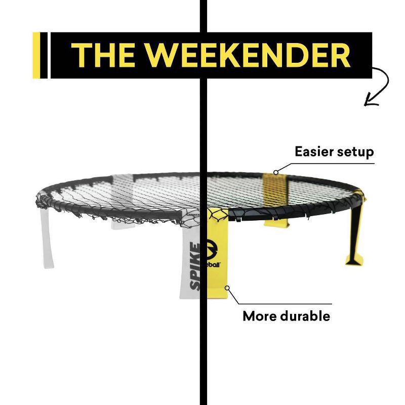 slide 3 of 9, Spikeball Weekender Roundnet Set: Lawn Sports, Outdoor PVC Game, Portable with Bag & Balls, 1 ct