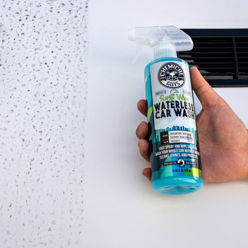 slide 4 of 4, Chemical Guys Swift Wipe Waterless Car Wash: Liquid Car Cleaner, Automotive Cleaning Kit, Unscented Car Wipes, 1 ct