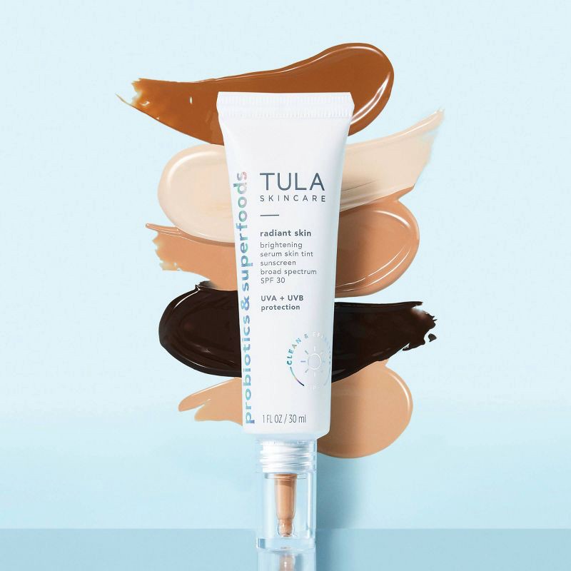 slide 6 of 6, TULA SKINCARE Radiant Skin Brightening Serum Skin Tint - SPF 30 - 11 - 1 fl oz - Ulta Beauty, 1 fl oz