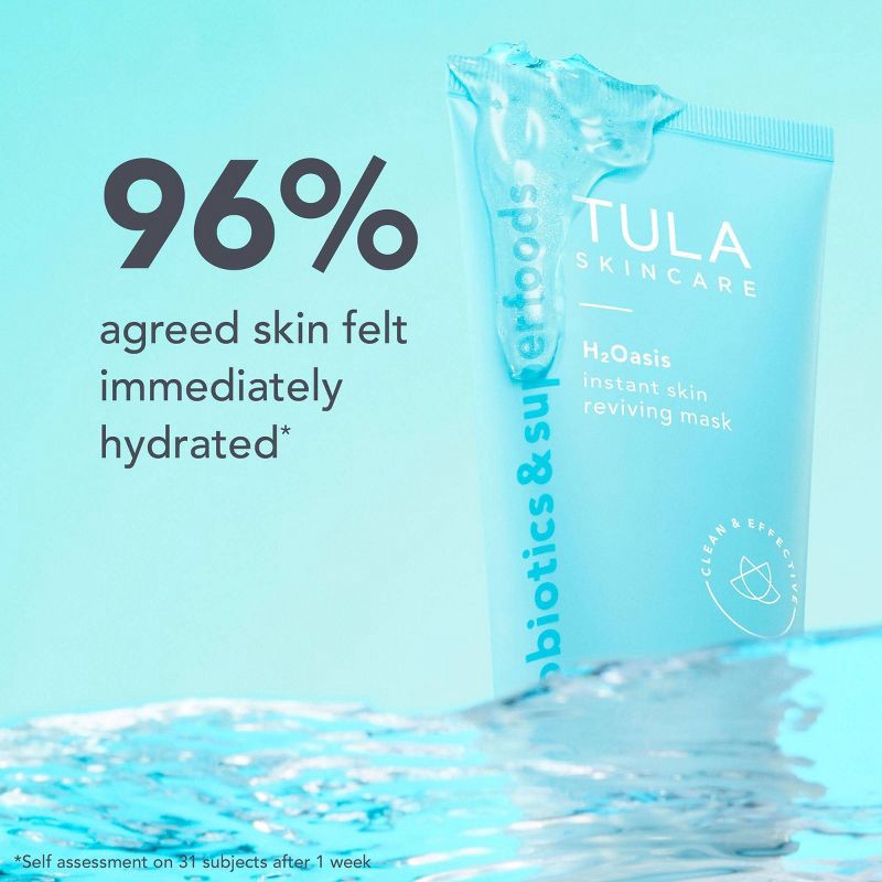 slide 5 of 7, TULA SKINCARE H2Oasis Instant Skin Reviving Mask - 2.7oz - Ulta Beauty, 2.7 oz