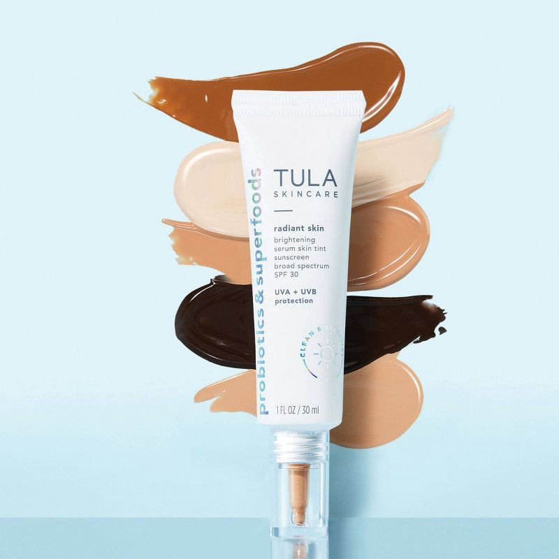 slide 6 of 6, TULA SKINCARE Radiant Skin Brightening Serum Skin Tint - 28 - SPF 30 - 1 fl oz - Ulta Beauty, 1 fl oz