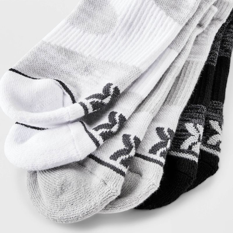slide 2 of 3, Women's 6+1 Bonus Pack Active Accents Tab No Show Socks - All In Motion™ Black/Gray 4-10, 1 ct