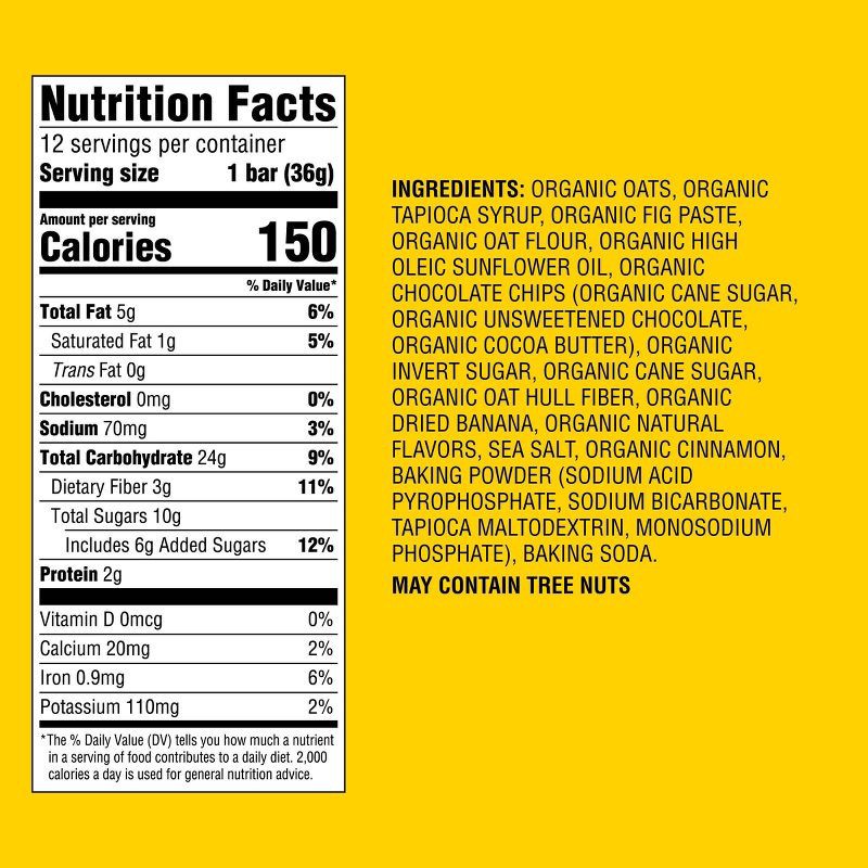 slide 4 of 4, Chocolate Chip Banana Bread Whole Grain Baked Bar - 15.24oz - Good & Gather™, 15.24 oz