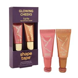 tarte Glowing Cheeks Blush and Highlight Cosmetic Set - Berry & Bronze Glow - 0.36 fl oz/2pc - Ulta Beauty