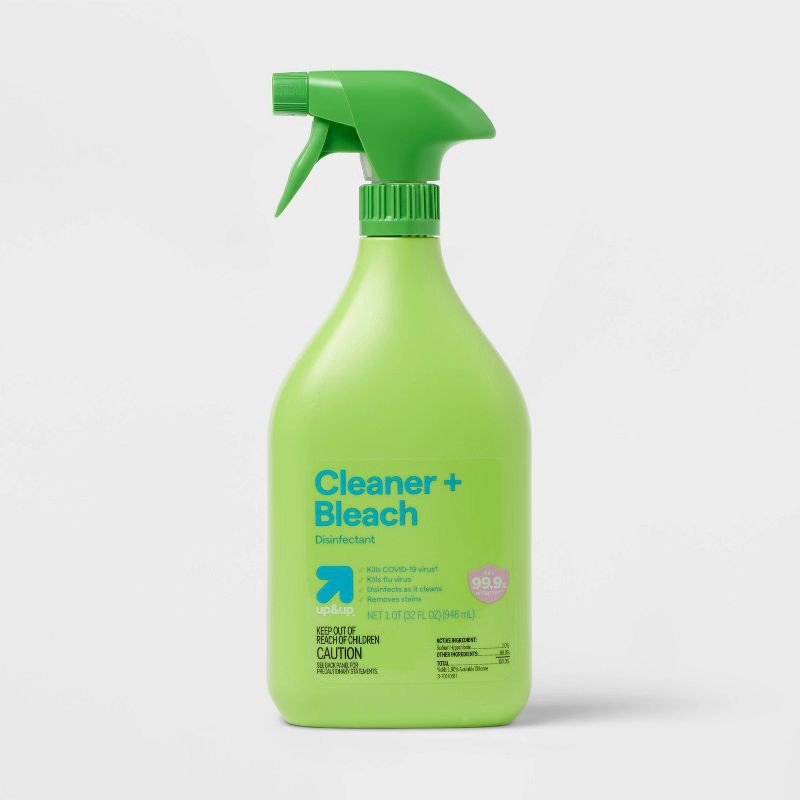 slide 1 of 4, All Purpose Disinfecting Cleaner with Bleach - 32 fl oz - up&up™, 32 fl oz