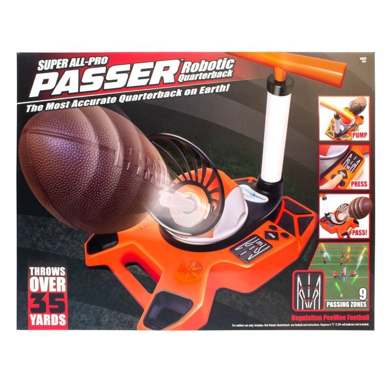 slide 2 of 14, All Pro Passer Football Sports Trainer: Robotic Quarterback Plastic Training Tool, 1 ct