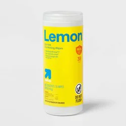 Lemon All Purpose Disinfecting Wipes - 35ct - up&up™