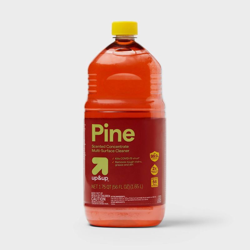 slide 1 of 4, Multi-Surface Liquid Disinfectant Cleaner - Pine - 56 fl oz - up&up™, 56 fl oz