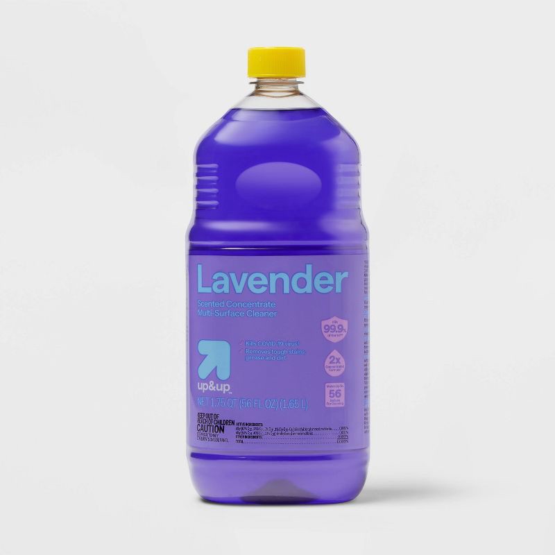 slide 1 of 4, Multi-Surface Liquid Disinfectant Cleaner - Lavender - 56 fl oz - up&up™, 56 fl oz