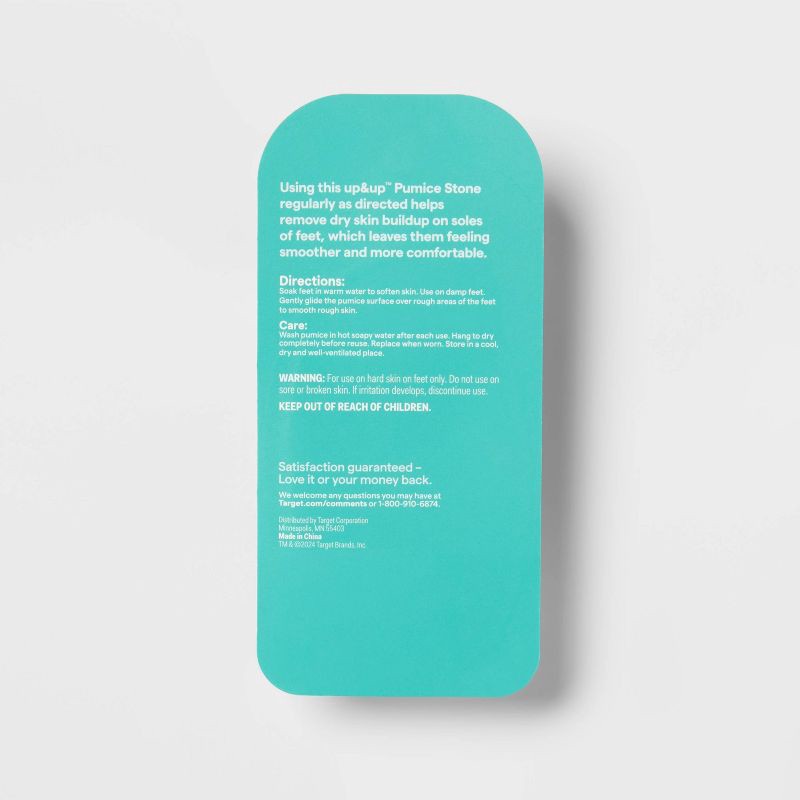 slide 3 of 3, Pumice Stone with Grip & Rope - 1ct - up&up™, 1 ct