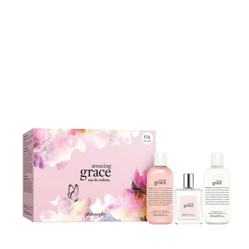 slide 1 of 7, philosophy Women's Amazing Grace EDT Fragrance Gift Set - 3pc - Ulta Beauty, 3 ct