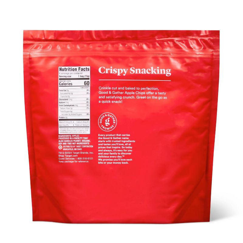 slide 2 of 4, Red Apple Chips - 3.18oz / 6ct - Good & Gather™, 3.18 oz, 6 ct