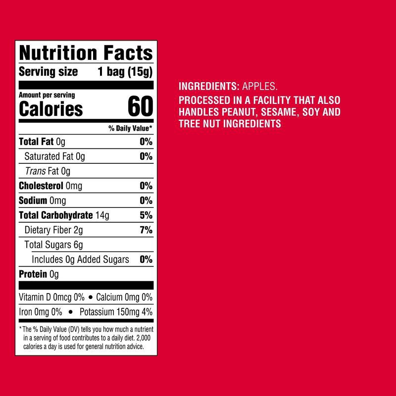 slide 4 of 4, Red Apple Chips - 3.18oz / 6ct - Good & Gather™, 3.18 oz, 6 ct