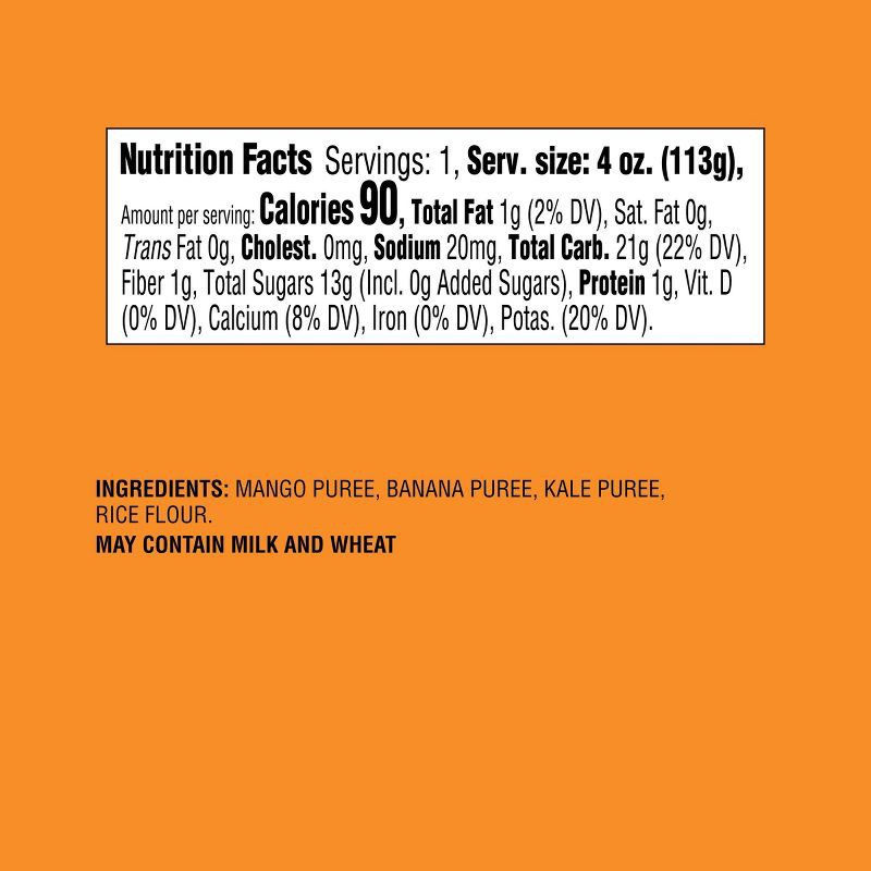 slide 5 of 5, Mango Banana Kale Baby Food Tub - 4oz - Good & Gather™, 4 oz
