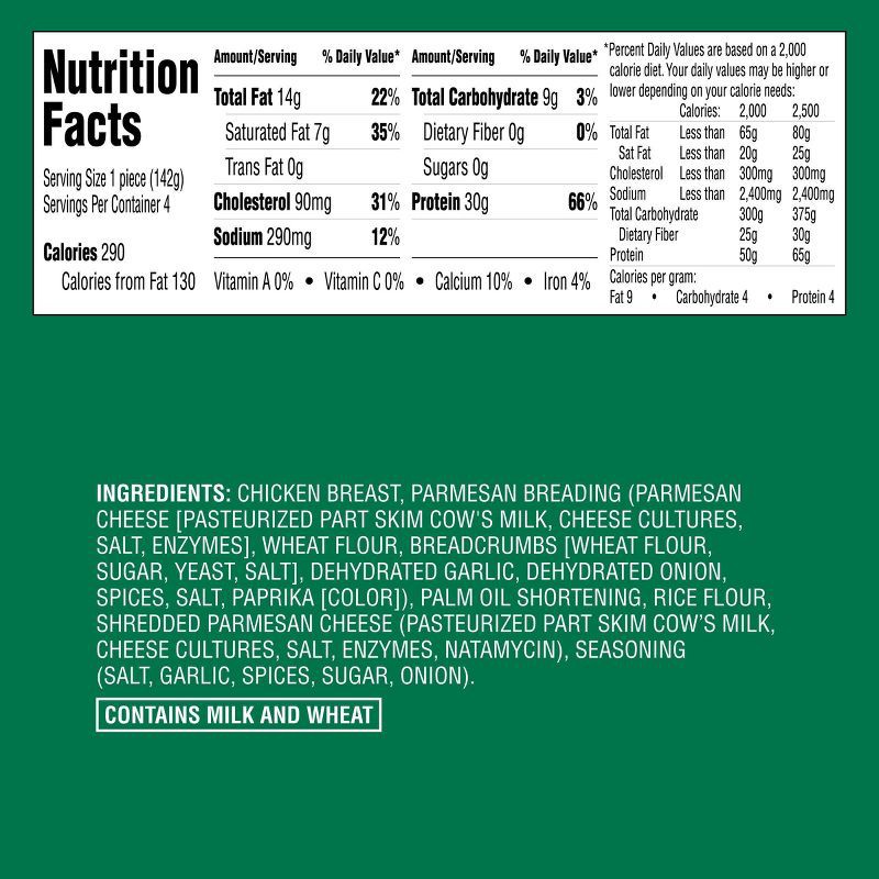 slide 4 of 4, Parmesan Chicken Breast Cutlets - 20oz - Good & Gather™, 20 oz