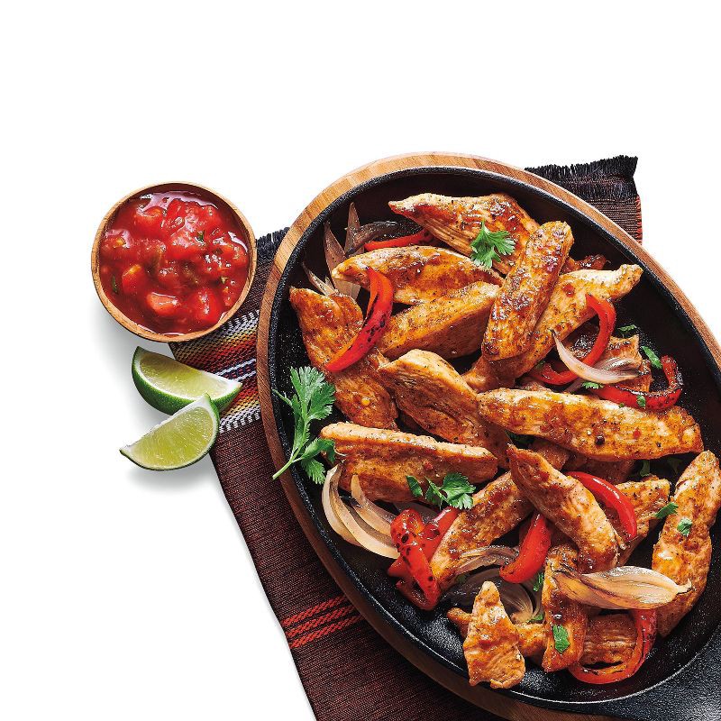 slide 2 of 3, Fajita Seasoned Chicken Breast Strips Meal Kit - 16oz - Serves 2 - Good & Gather™, 16 oz