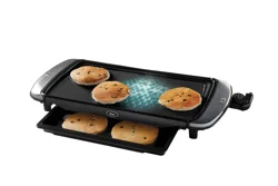 Oster DiamondForce 10-Inch x 20-Inch Nonstick Electric Griddle with Warming Tray