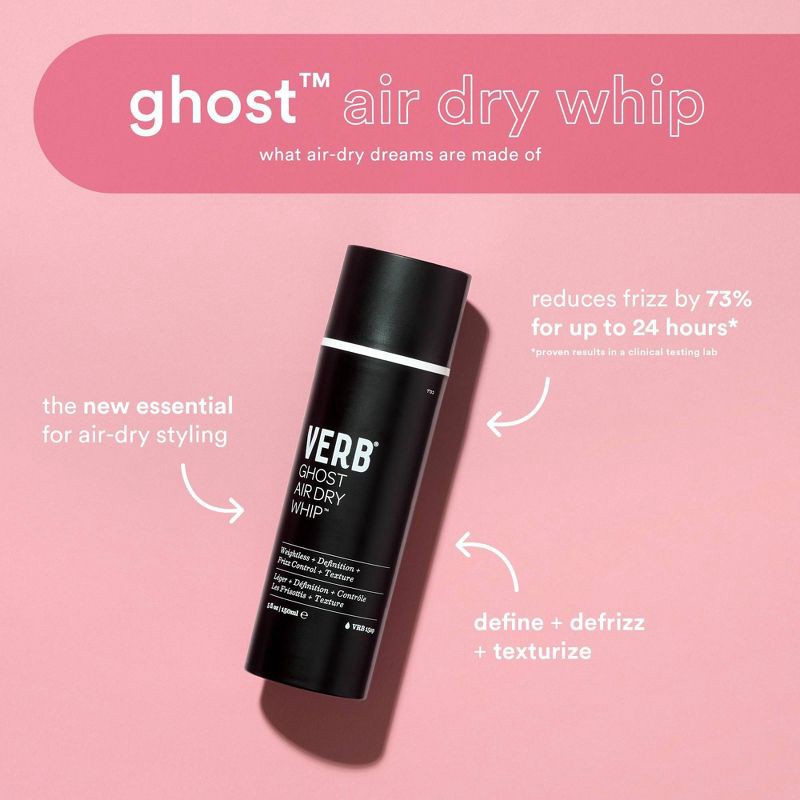 slide 5 of 8, VERB Ghost Air Dry Whip - 5 fl oz - Ulta Beauty, 5 fl oz