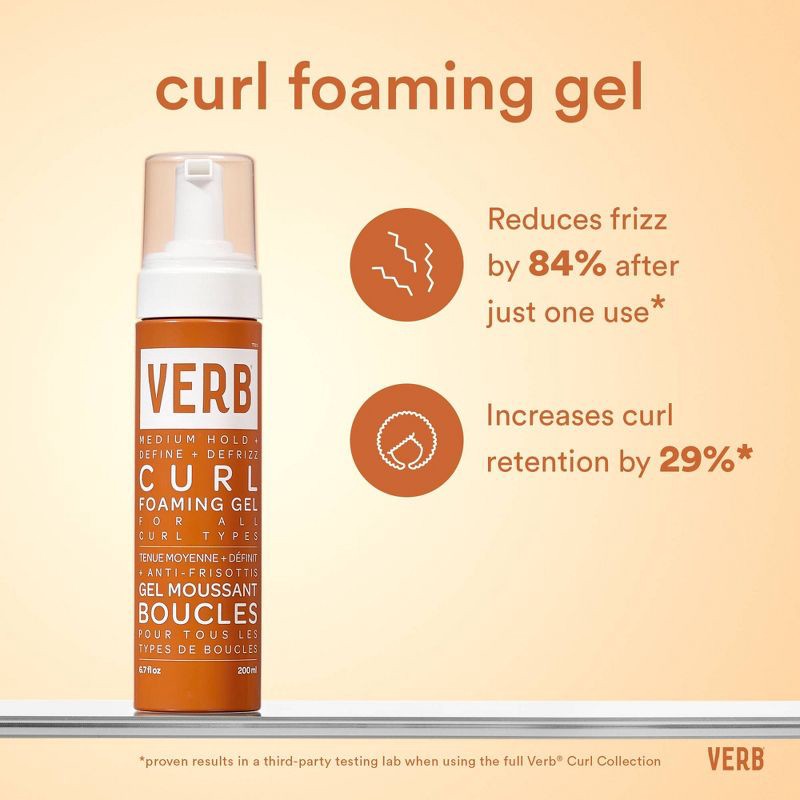slide 5 of 10, VERB Curl Foaming Gel - 6.7 fl oz - Ulta Beauty, 6.7 fl oz