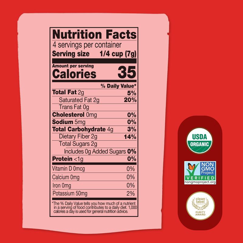 slide 5 of 9, Once Upon a Farm Coconut Melts Strawberry Banana Baby Snacks - 1oz, 1 oz