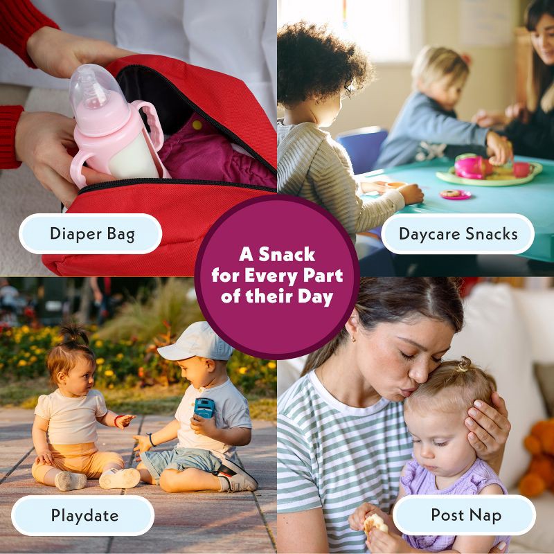 slide 8 of 8, Once Upon a Farm Organic Dairy-Free Coconut Melts Mixed Berry Baby Food - 1oz, 1 oz