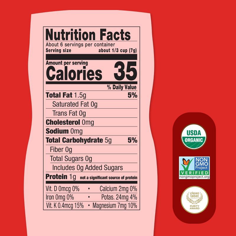 slide 8 of 11, Once Upon a Farm Fruit & Veggie Puffs Apple Sweet Potato & Coconut Baby Snacks - 1.5oz, 1.5 oz