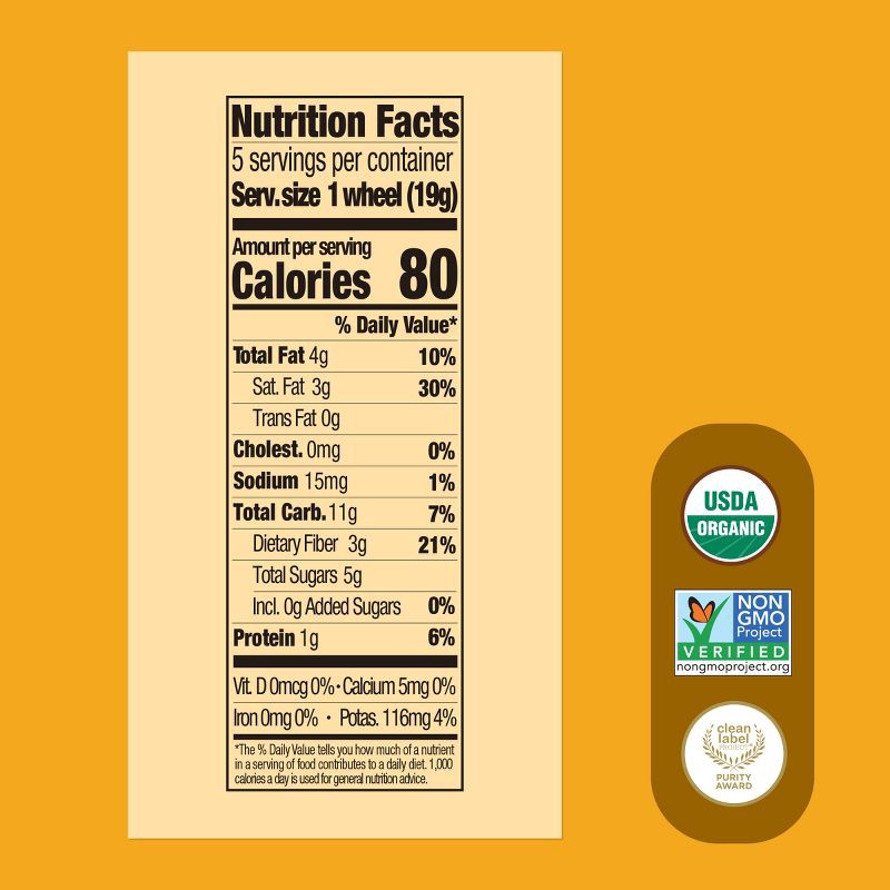 slide 6 of 11, Once Upon a Farm Tractor Wheels Banana Pumpkin & Cauliflower Baby Snacks - 3.35oz, 3.35 oz