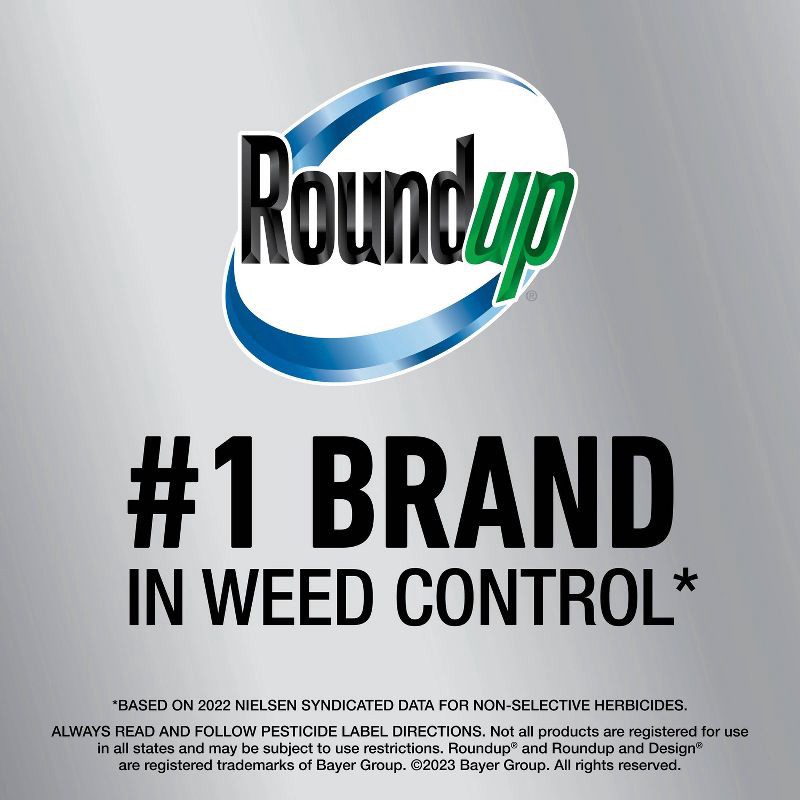 slide 12 of 15, Roundup Dual Action 365 Weed & Grass Killer Plus 12 Month Preventer Vegetation Killer Wand Herbicide 128oz: Long-Term Lawn Care, 128 oz
