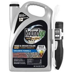 Roundup Dual Action 365 Weed & Grass Killer Plus 12 Month Preventer Vegetation Killer Wand Herbicide 128oz: Long-Term Lawn Care