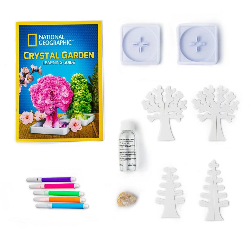 slide 2 of 5, National Geographic Crystal Garden RT Box Science Kit: Educational Chemistry Set for Grades 2-11, Activity Guide Included, 1 ct