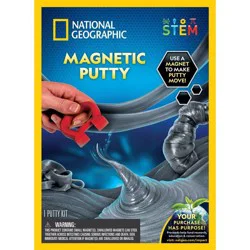 National Geographic Magnetic Putty: Educational Science Toy with Activity Guide for Creative Thinking