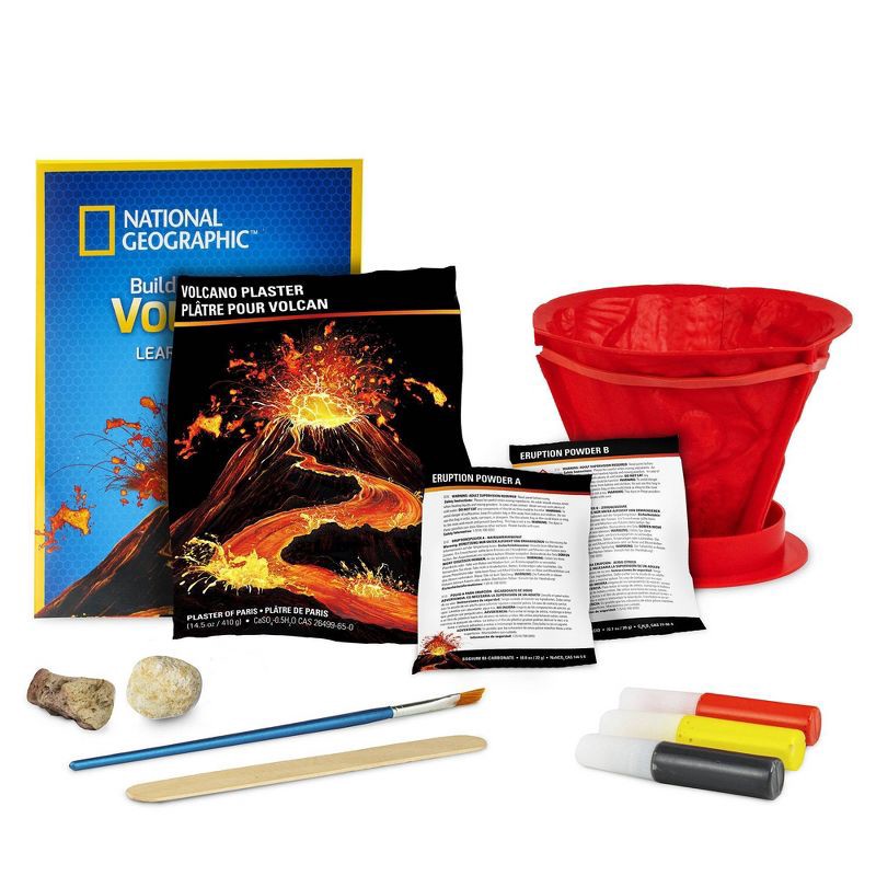 slide 2 of 4, National Geographic Volcano Science Kit: Educational Chemistry & Physics Activity for Grades 2-11, 1 ct