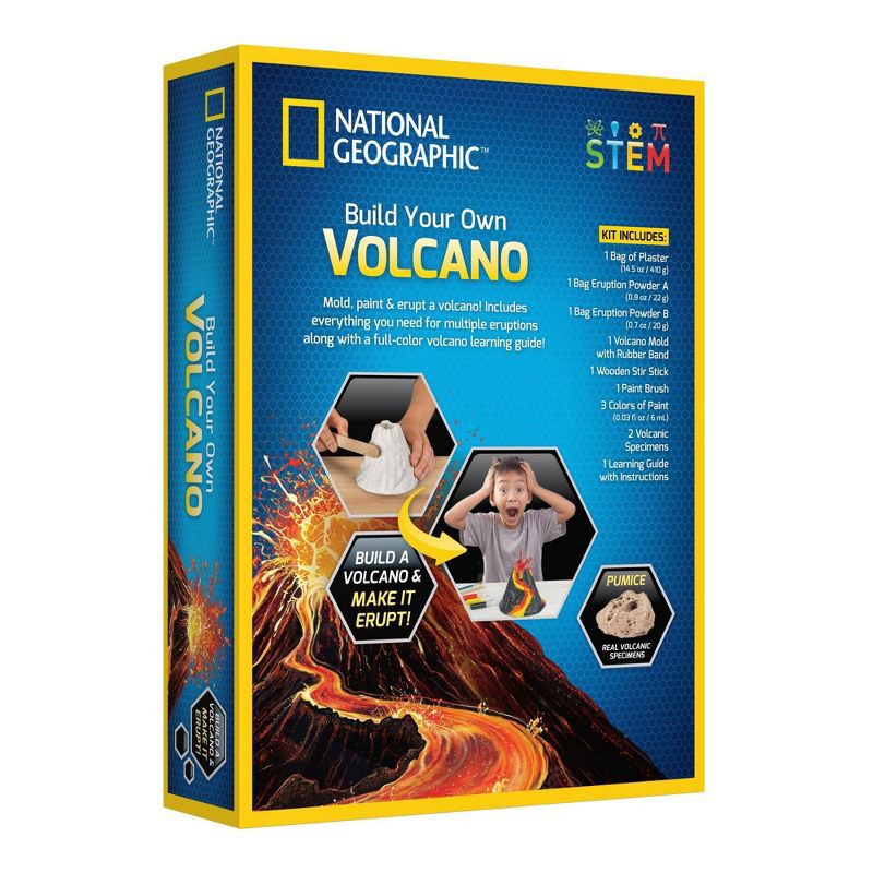 slide 4 of 4, National Geographic Volcano Science Kit: Educational Chemistry & Physics Activity for Grades 2-11, 1 ct