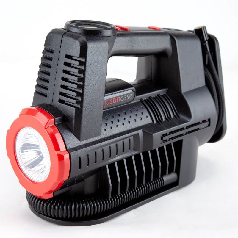 slide 2 of 11, Justin Case Dual Function Tire Inflator: Portable Tire Compressor & Pump for Car, Metal & Plastic, 2 Year Warranty, 1 ct