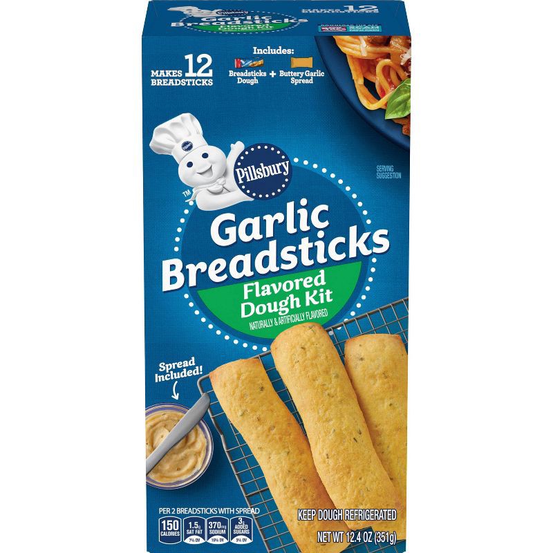 slide 2 of 7, Pillsbury Garlic & Herb Breadsticks - 12oz, 12 oz