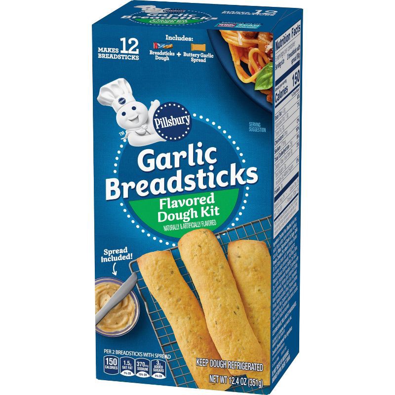 slide 3 of 7, Pillsbury Garlic & Herb Breadsticks - 12oz, 12 oz