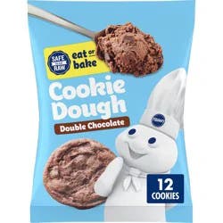 Pillsbury Ready to Bake Double Chocolate Chip Cookies - 16oz/12ct