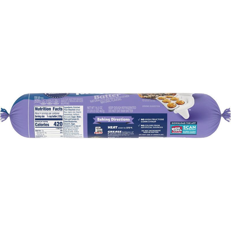 slide 5 of 8, Pillsbury Blueberry Muffin Batter - 16.5oz, 16.5 oz