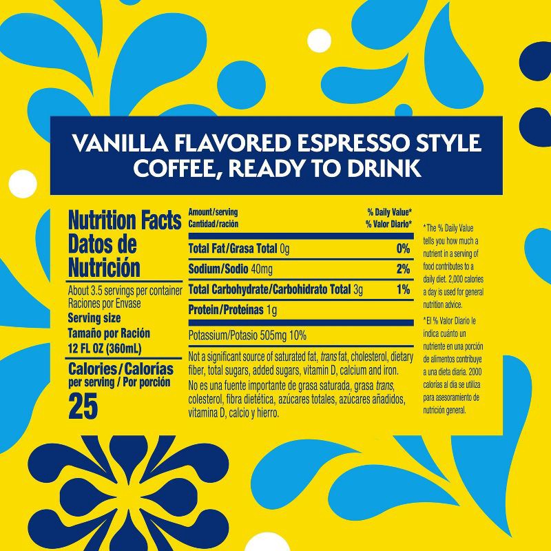 slide 4 of 7, Cafe Bustelo Café Bustelo Vanilla Flavored Espresso-Style Iced Coffee - 40 fl oz, 40 fl oz