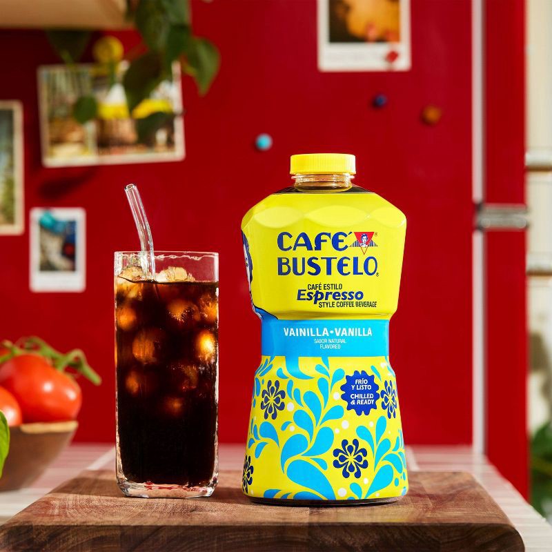 slide 6 of 7, Cafe Bustelo Café Bustelo Vanilla Flavored Espresso-Style Iced Coffee - 40 fl oz, 40 fl oz