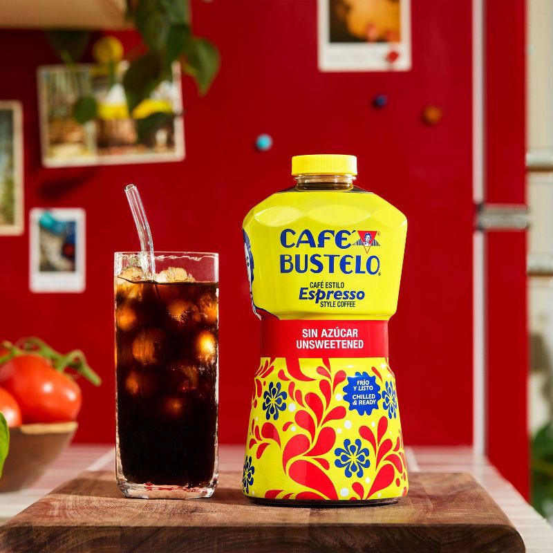 slide 6 of 7, Cafe Bustelo Café Bustelo Unsweetened Espresso-Style Iced Coffee - 40 fl oz, 40 fl oz